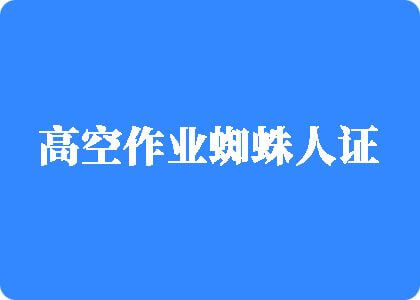 做爱网站高空作业蜘蛛人证